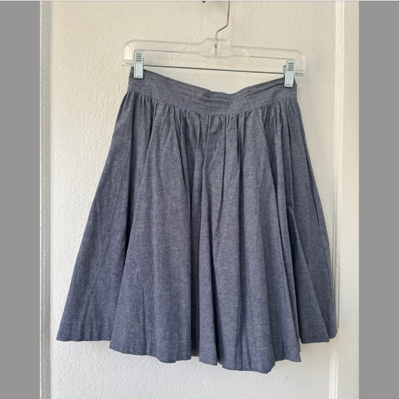 Size 6 Trashy Diva Chambray Skirt - Picture 2 of 4